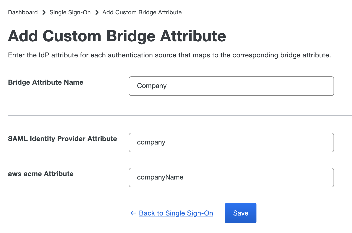 Creating a Custom Bridge Attribute