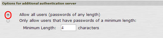 Password Limit