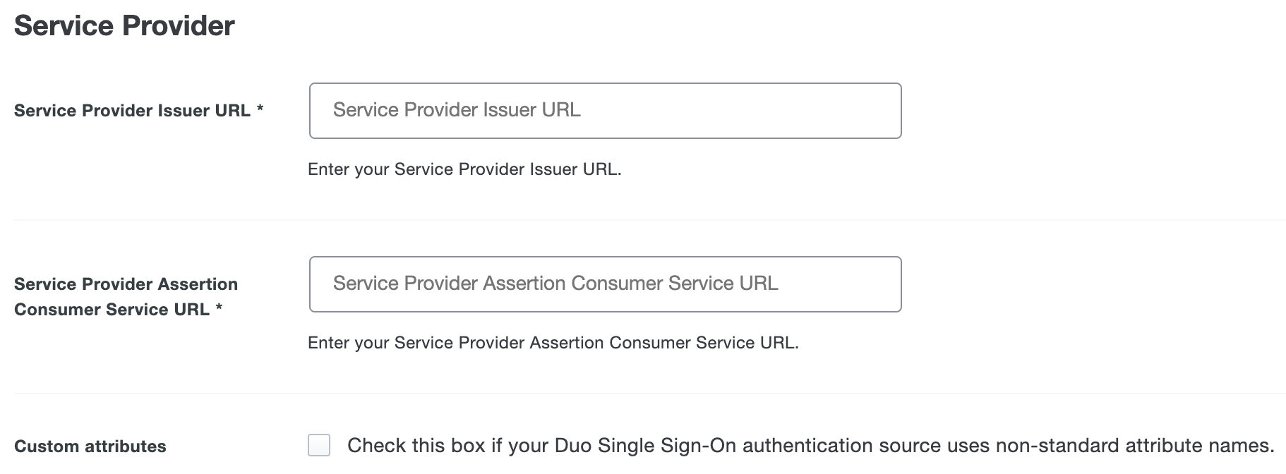 Duo DocuSign Custom Attributes Checkbox
