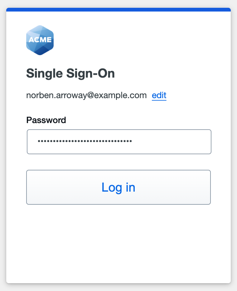 Duo Single Sign-On Password