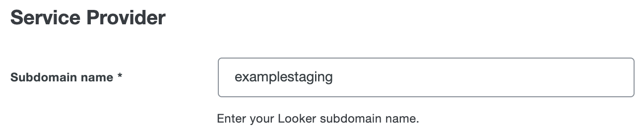Duo Looker Subdomain Name Field