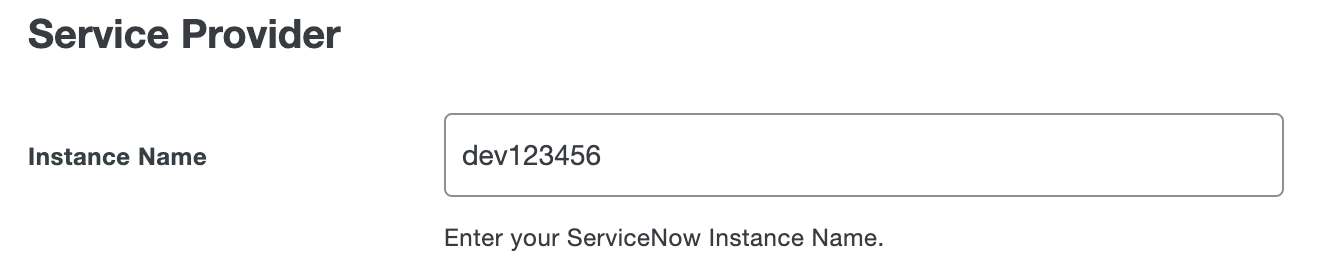 Duo Instance Name from ServiceNow