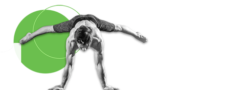 1. A gymnast moving into a handstand, representing strong authentication