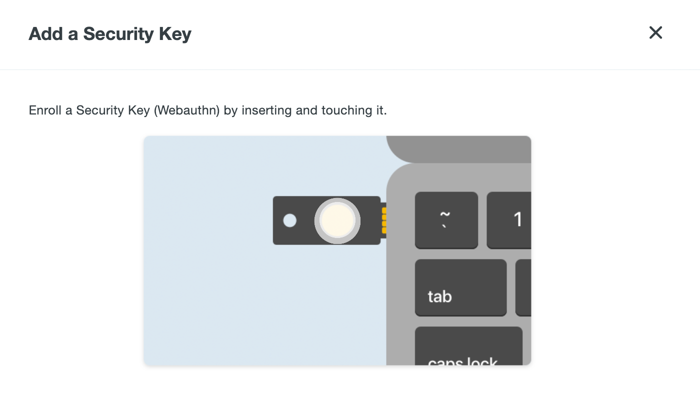 Tap Security Key When Prompted